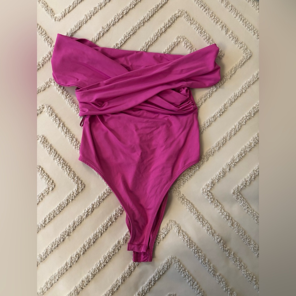 Pink Zara bodysuit